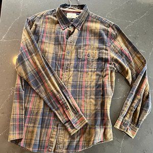 Men's Normal Brand Jackson Plaid Button Up Large